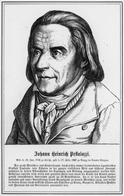 Johann Heinrich Pestalozzi (gravure) - German School