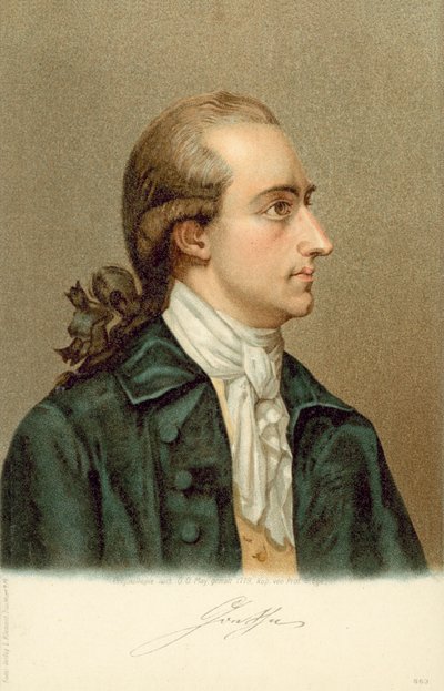 Johann Wolfgang von Goethe, (1749-1832), écrivain et homme d