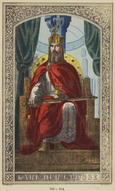 Charlemagne, 768-814 - German School