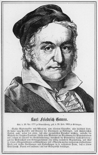 Karl Friedrich Gauss - German School