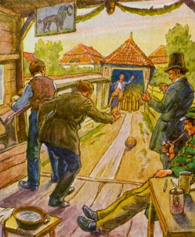 Kegelbahn / Bowling - German School