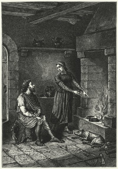 Le roi Alfred et les gâteaux brûlés - German School