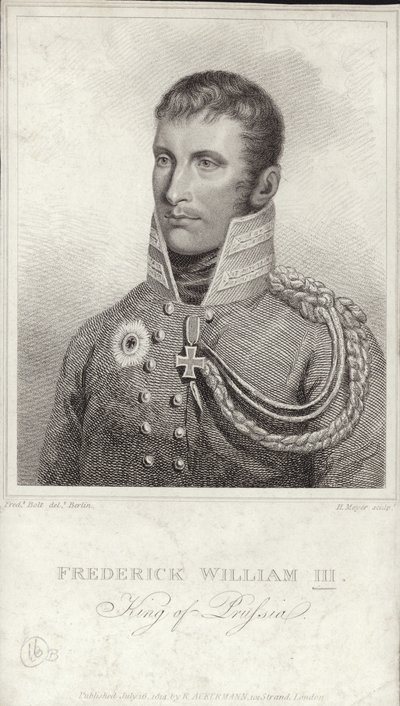 Roi Frédéric-Guillaume III de Prusse - German School
