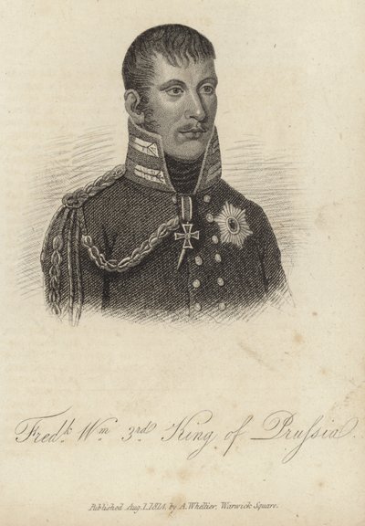 Le roi Frédéric-Guillaume III de Prusse - German School