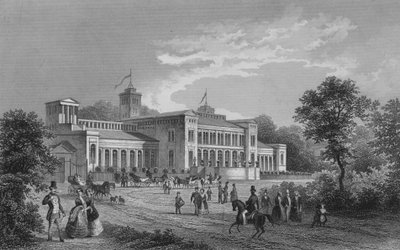 Opéra Kroll, Berlin (gravure sur acier) - German School