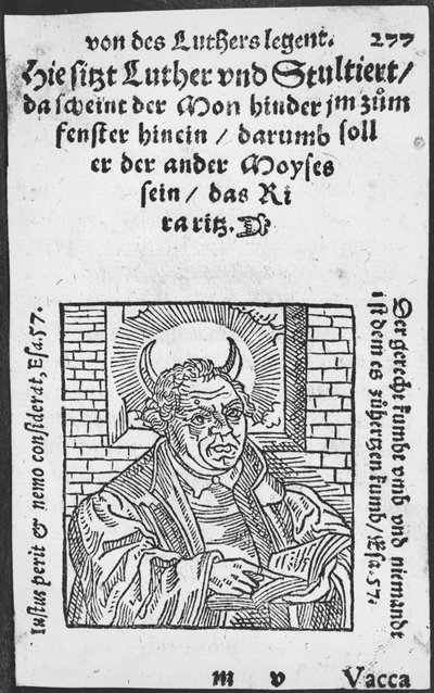 Légende de Martin Luther - German School