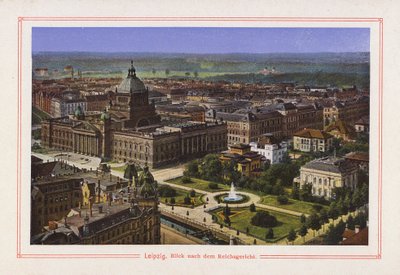 Leipzig, Vue vers le Tribunal impérial - German School