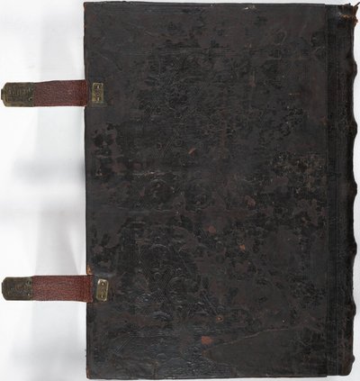 Lewis E 161, Missel, couverture arrière, Franconie, possiblement Forchheim, Allemagne - German School