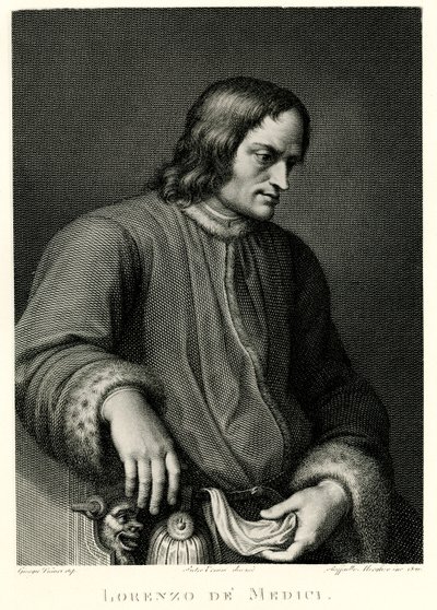 Lorenzo de Medici, 1884-90 (phototype) - German School