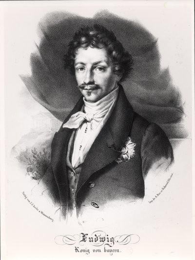 Ludwig I de Bavière (25 août 1786 - 29 février 1868) - German School