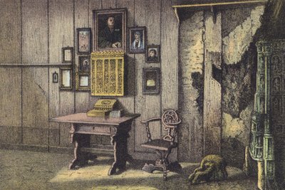 Chambre de Luther au Wartburg - German School