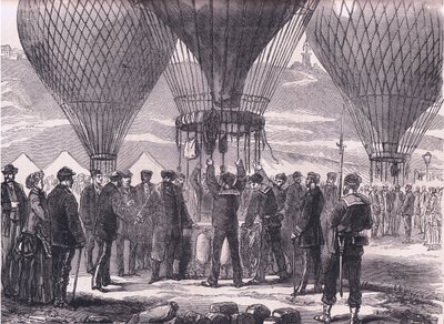 M. Gambetta partant pour Tours, Histoire de la guerre entre la France et l