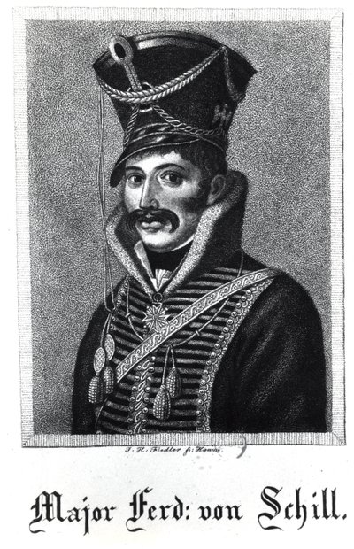 Major Ferdinand Baptista von Schill - German School