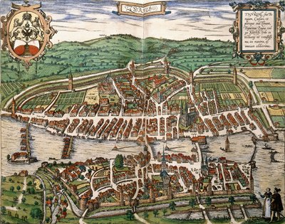 Carte de Zurich, 1575 - German School