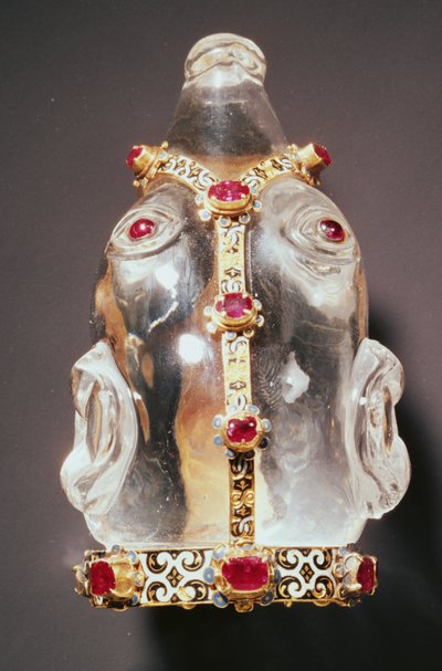 Tête de martre (cristal de roche) - German School