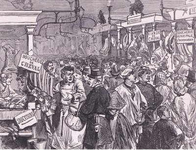 Marché de la viande à Paris, Histoire de la guerre entre la France et l