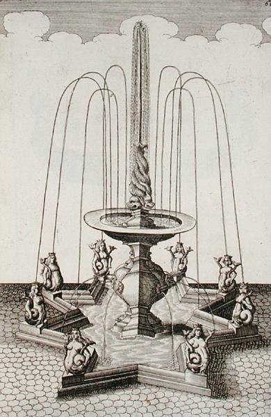 Fontaine de sirène, de 