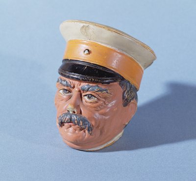 Tirelire en forme du chancelier Otto von Bismarck (1815-98) - German School