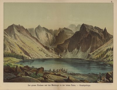 Morskie Oko, lac dans les Hautes Tatras granitiques - German School