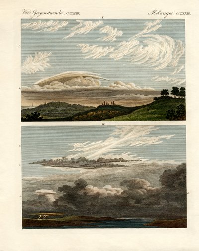 Histoire naturelle des nuages - German School
