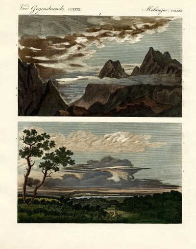 Histoire naturelle des nuages - German School