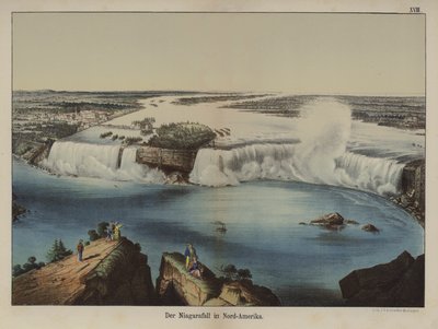 Chutes du Niagara en Amérique du Nord - German School