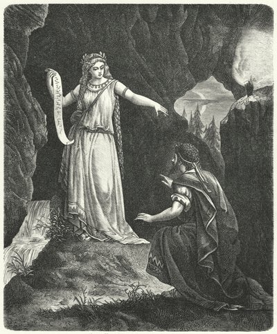Numa Pompilius avec la nymphe Égérie - German School