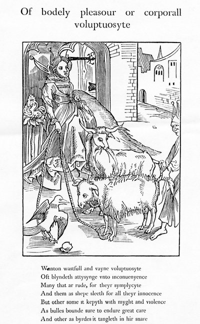Du plaisir corporel ou de la volupté corporelle, illustration de la traduction anglaise d