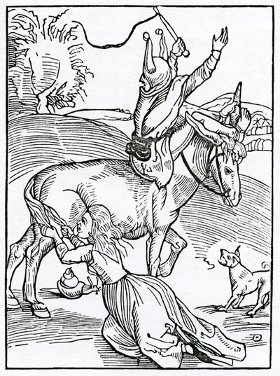 De grande colère, procédant de petite occasion, illustration de la traduction anglaise d
