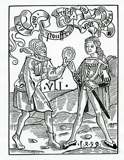 Des nouvelles modes et des vêtements déguisés, illustration de la traduction anglaise d