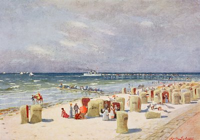 Sur la plage de Norderney - German School