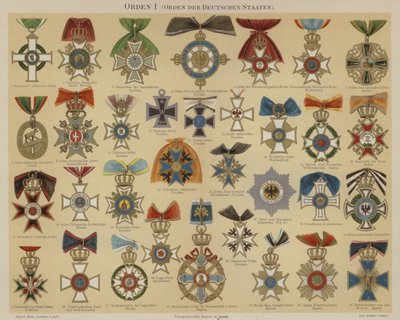 Ordres des États allemands - German School