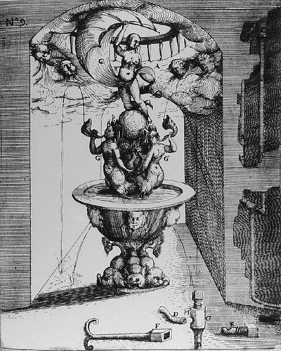 Fontaine ornementale, de 