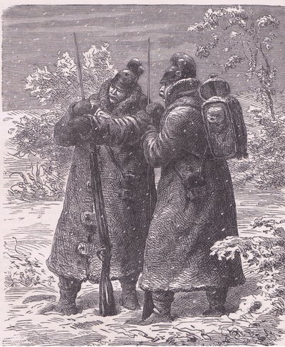 Avant-poste dans la neige, Histoire de la guerre entre la France et l