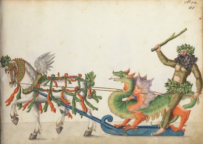 Traîneau de parade, c.1640 - German School