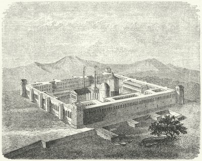 Palais de Dioclétien à Salona, capitale de la province romaine de Dalmatie (gravure) - German School