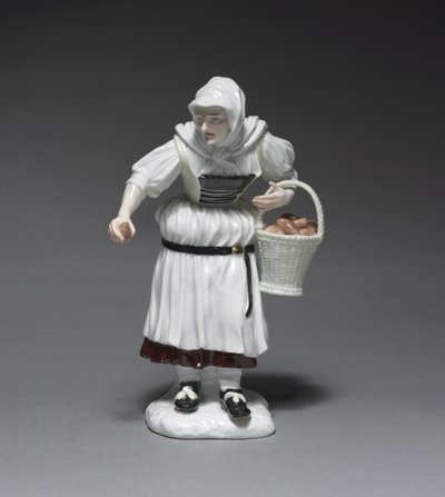 Femme paysanne, fabricant Meissen Porcelain Factory, Allemagne, modelé par Johann Joachim Kändler - German School