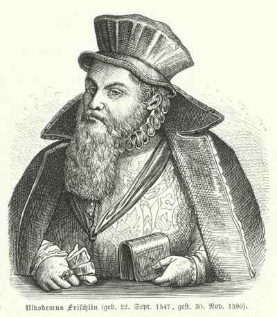 Philipp Nicodemus Frischlin, poète et dramaturge allemand - German School