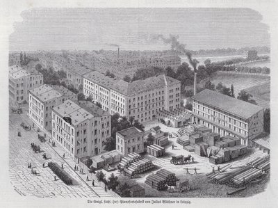 Usine de pianos de Julius Blüthner, Leipzig, Allemagne - German School