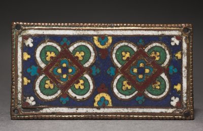 Plaque, probablement d