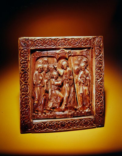 Plaque avec Saint Thomas incrédule, vers 1140-60 - German School