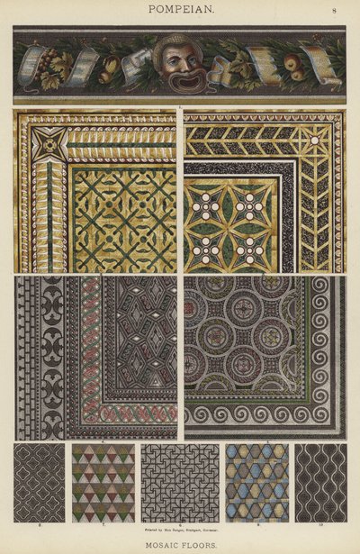 Sols en mosaïque pompéienne - German School