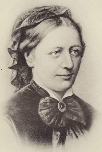 Portrait de Clara Schumann - German School