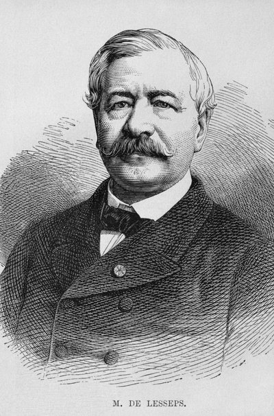 Portrait de Ferdinand Marie de Lesseps (1805-94), de L