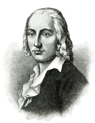 Portrait de Friedrich Hölderlin - German School