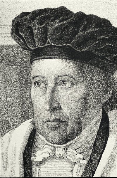 Portrait de Georg Wilhelm Friedrich Hegel (1770-1831) - German School