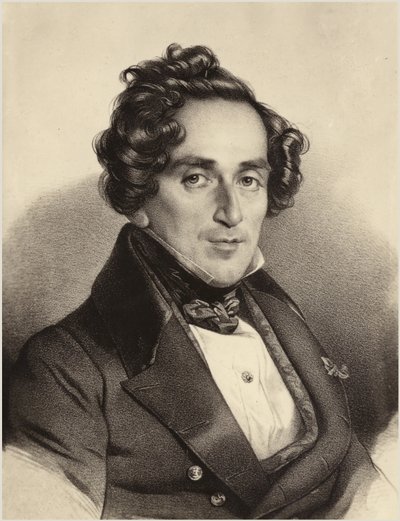 Portrait de Giacomo Meyerbeer - German School