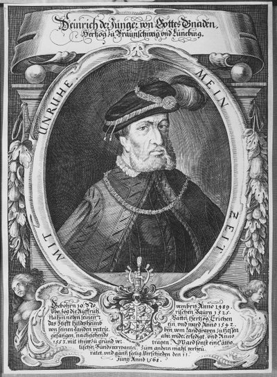 Portrait de Henri le Jeune, Duc de Brunswick et Lunebourg - German School