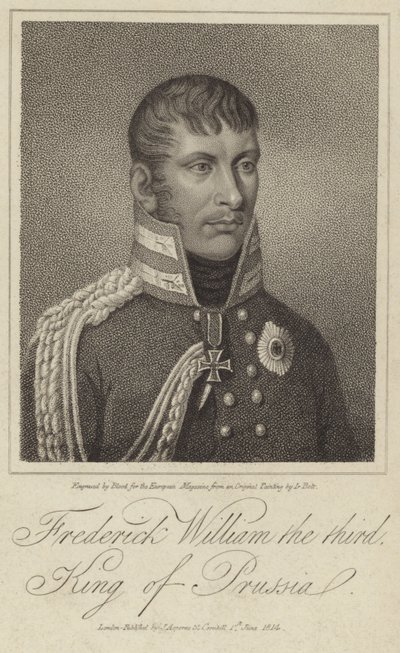 Portrait du roi Frédéric-Guillaume III de Prusse - German School
