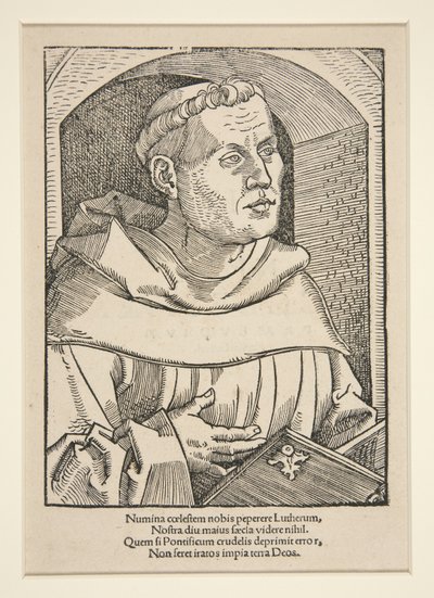Portrait de Martin Luther - German School
